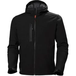 Helly Hansen Helly-Hansen Arbeitsjacke Kensington, Mit Kapuze, Softshelljacke, Schwarz, Wasserdicht, Größe XL