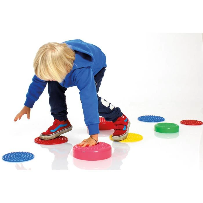 Togu Balance-Pad Senso Balance Kissen Set Rot, Ø 16cm, Reflexzonenmassage, 2 Stück 2 Togu Balance-Pad Senso Balance Kissen Set Rot, Ø 16cm, Reflexzonenmassage, 2 Stück – Bild 2