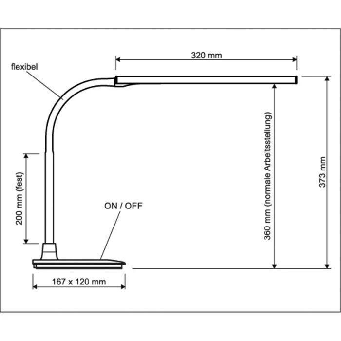 Maul Schreibtischlampe Maulpirro LED, Dimmbar, Mit Standfuß 4 Maul Schreibtischlampe Maulpirro LED, Dimmbar, Mit Standfuß – Bild 4