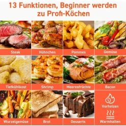 Cosori Fritteuse Premium XXL, CP158-AF-RXL, 1700 W, Heißluftfritteuse, Ohne Öl, Für 5,5 Liter 11 Cosori Fritteuse Premium XXL, CP158-AF-RXL, 1700 W, Heißluftfritteuse, Ohne Öl, Für 5,5 Liter -Einhell Verkaufsshop 096765cfcd09de8cf16c2f64a32890024dc40d4f fritteuse cosori premium xxl cp158 af rxl