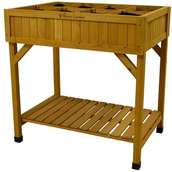 VegTrug Kräuterhochbeet, Natur, 78 X 58 X 80 Cm, Zedernholz 1 VegTrug Kräuterhochbeet, Natur, 78 X 58 X 80 Cm, Zedernholz