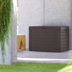 Alternative view of Deuba Auflagenbox Lille 108494, Kunststoff, Braun, 78 X 55 X 43,8 Cm