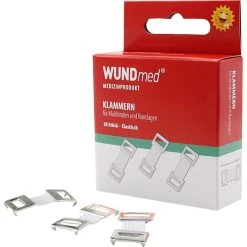 WUNDmed Verbandklammern Weiß, 20 Stück