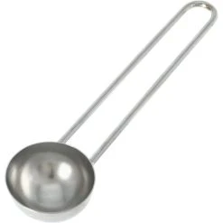 Axentia Kaffeemaß 290236, Für 7 Gramm, Edelstahl Silber, Dosierlöffel, 15,5cm