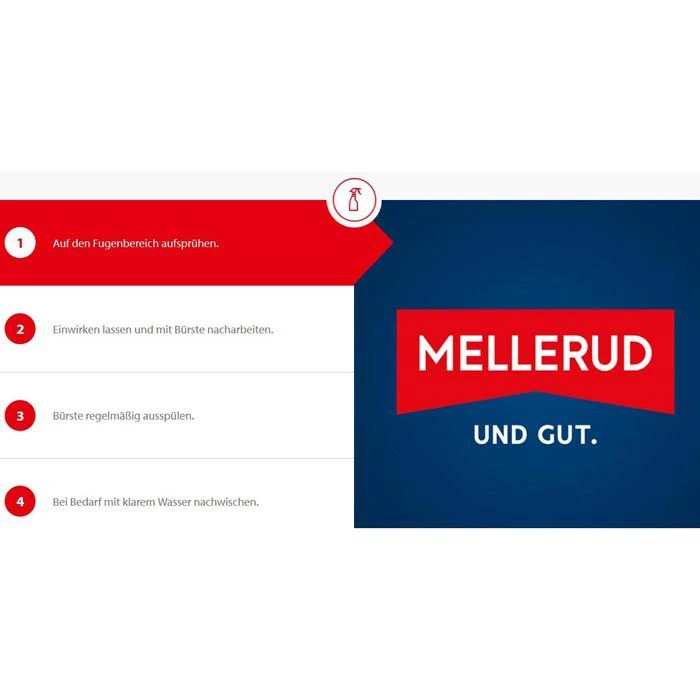 Mellerud Fugenreiniger 2001000332, Spray, 500ml 2 Mellerud Fugenreiniger 2001000332, Spray, 500ml – Bild 2