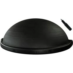 Bosu Balance-Ball Balance Trainer Pro Black Ø 65cm, Beidseitig Nutzbar, Mit Luftpumpe, Schwarz