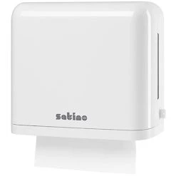 Satino Small By Wepa Handtuchspender, Kunststoff, Für 200 Falthandtücher, Weiß