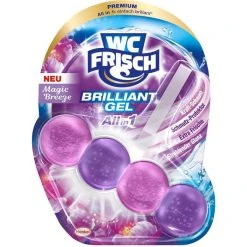 WC FRISCH WC-Frisch WC-Duftspüler Brilliant Gel, All In 1, Magic Breeze, Im Korb