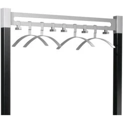 Kerkmann Garderobenständer Montana, 6552, Metall, Schwarz / Silber -Einhell Verkaufsshop 12e51076eac365d3b011a2b122acc656c449497b garderobenstaender kerkmann montana 6552