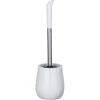 Wenko WC-Bürste Sydney, Weiß, Bürstenhalter Aus Kunststein, Mit Silikonbürste