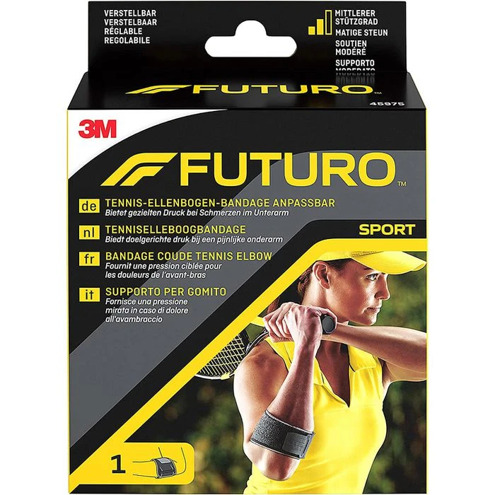 3M FUTURO Ellenbogenbandage Sport, Für Links & Rechts, Schwarz, Einheitsgröße 4 3M FUTURO Ellenbogenbandage Sport, Für Links & Rechts, Schwarz, Einheitsgröße – Bild 4