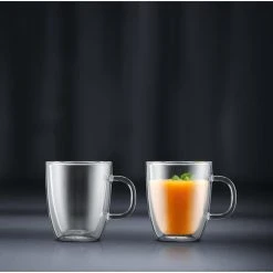 Bodum Kaffeegläser Bistro Tassen 10604-10, Doppelwandig, Mit Henkel, 300ml, 2 Stück -Einhell Verkaufsshop 15548a33f7bc1b3f9cc04b7275f23a9c030aa354 kaffeeglaeser bodum bistro tassen 10604 10