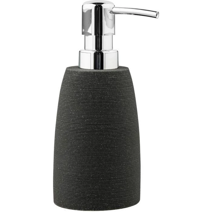 Wenko Seifenspender Goa, 21719100, Kunststein, Grau, 210ml 2 Wenko Seifenspender Goa, 21719100, Kunststein, Grau, 210ml – Bild 2