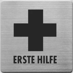 Alco Hinweisschild 450-20, Erste Hilfe, 9 X 9 Cm, Erste Hilfe