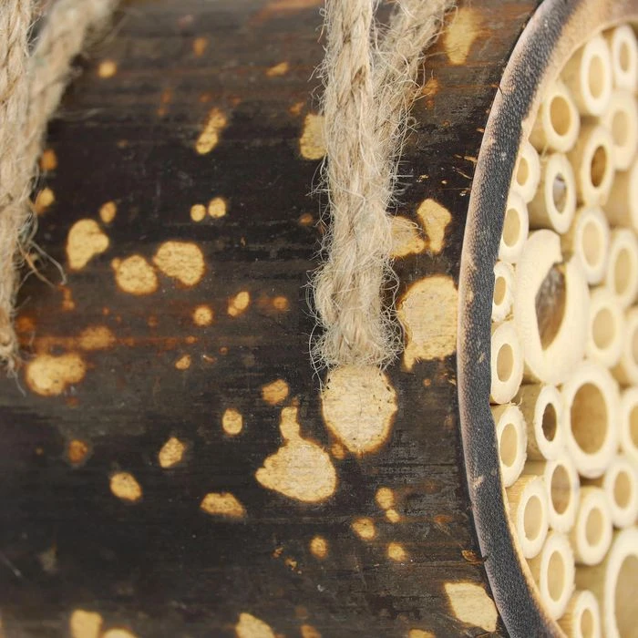 Relaxdays Insektenhotel 10037619, Geflammt, Bienenhotel, 12 X 12 X 9cm 4 Relaxdays Insektenhotel 10037619, Geflammt, Bienenhotel, 12 X 12 X 9cm – Bild 4