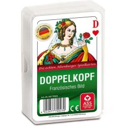 ASS Spielkarten Altenburger 70023 Doppelkopf, 50 Karten, Papier, Französisches Bild