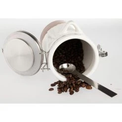 Zeller Vorratsdose 19814, Keramik, 1,1 Liter, Kaffeedose, Mit Löffel, Mit Motiv, Rund -Einhell Verkaufsshop 19b7cfbddc23730e153503e4b3f9a1b271e1b626 vorratsdose zeller 19814 keramik