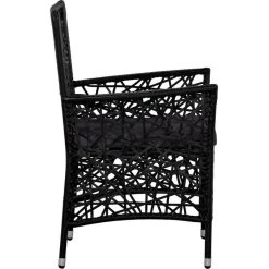 VidaXL Gartenstuhl 44089, Polyrattan, Niedriglehner, Schwarz, Mit Kissen, 2 Stück -Einhell Verkaufsshop 1afbf3c2c4807d00e9883b7e68240498f2bff157 gartenstuhl vidaxl 44089 polyrattan