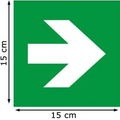 Abtec Hinweisschild ISO 7010 E006, Folie, 15 X 15 Cm, Richtungspfeil -Einhell Verkaufsshop 1d2ea51a69560d28be84a89d1d3e107090d5d4b5 hinweisschild abtec iso 7010 e006 folie