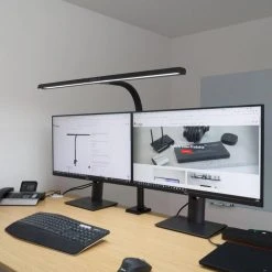 Alternative view of FeinTech Schreibtischlampe LTL00321, Tischklemme, Dimmbar, Schwarz