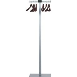 Unilux Garderobenständer Spirit 100340626, Mit 6 Kleiderbügeln, Metall, Silber