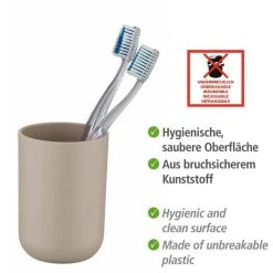 Wenko Zahnputzbecher Brasil, Kunststoff, Taupe -Einhell Verkaufsshop 1f93ac5b3c16f95ad50d61169a541dc206c6010c zahnputzbecher wenko brasil