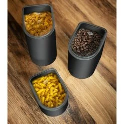 Wesco Vorratsdose Loft 321401-73, Metall, 1 Liter, Luftdicht, Schwarz Matt, Eckig -Einhell Verkaufsshop 1fe39f62b3cc7d3cb9c6db12d3a8b15c6f6cd026 vorratsdose wesco loft 321401 73 metall