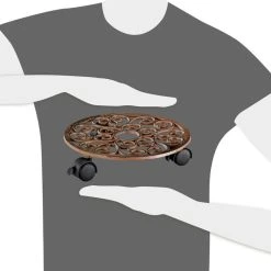 Wagner-System Pflanzenroller Antik, 20092501, Rund, Gusseisen, 50kg, Braun, Ø 29cm 7 Wagner-System Pflanzenroller Antik, 20092501, Rund, Gusseisen, 50kg, Braun, Ø 29cm -Einhell Verkaufsshop 2053ab6794842649baf1e32b7564a35d987048e9 pflanzenroller wagner system antik 20092501 rund