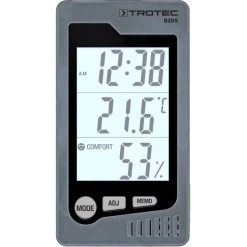 Trotec Thermo-Hygrometer BZ05 Digital, Für Innen, Mit Uhrzeit, Datum