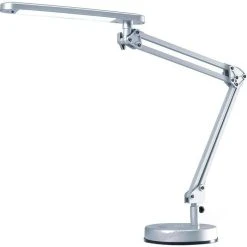 Hansa LED 4 Stars Schreibtischlampe Silber