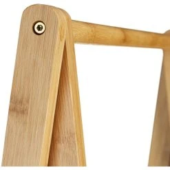 Relaxdays Garderobenständer 10020270, Mit 2 Ablagen, Bambus, Natur -Einhell Verkaufsshop 252339b58f64a473049d17060b84ae1314e0f526 garderobenstaender relaxdays 10020270