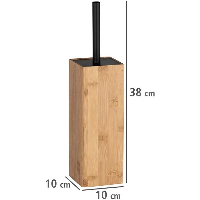 Wenko WC-Bürste Padua Bambus, Braun, Bürstenhalter Aus Bambus 2 Wenko WC-Bürste Padua Bambus, Braun, Bürstenhalter Aus Bambus – Bild 2