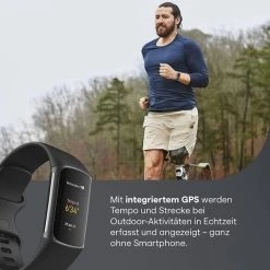 Fitbit Fitness-Tracker Charge 5 Schwarz, Puls-, SpO2-, EKG-Messung, GPS, OLED, Wasserdicht -Einhell Verkaufsshop 25ae382cb6b0a413071814c89e836e284f1e0c59 fitness tracker fitbit charge 5 schwarz