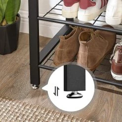 Vasagle Garderobenständer HSR41MB, Mit 9 Haken, Metall / Holz, Schwarz / Graubraun -Einhell Verkaufsshop 25b6941c11b1fd4b7aea730da74ec208e9682315 garderobenstaender vasagle hsr41mb