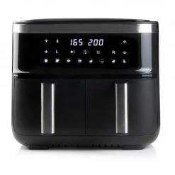 Domo Fritteuse Deli-Fryer Double Fry Zone, DO576FR, Heißluftfritteuse, 2 Backzonen, Für 2x 4 Liter