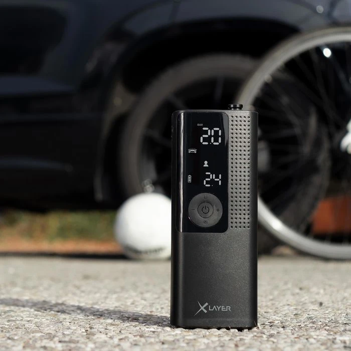 XLayer Luftpumpe 219008, Air Compressor, Akkupumpe, Mit Manometer 3 XLayer Luftpumpe 219008, Air Compressor, Akkupumpe, Mit Manometer – Bild 3