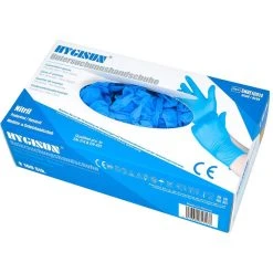 HYGISUN Einmalhandschuhe Intco Nitril, Puderfrei, Blau, 100 Stück, Größe M -Einhell Verkaufsshop 2caee63982d2ab13da6b302a3512c06400bf17b9 einmalhandschuhe hygisun intco nitril puderfrei
