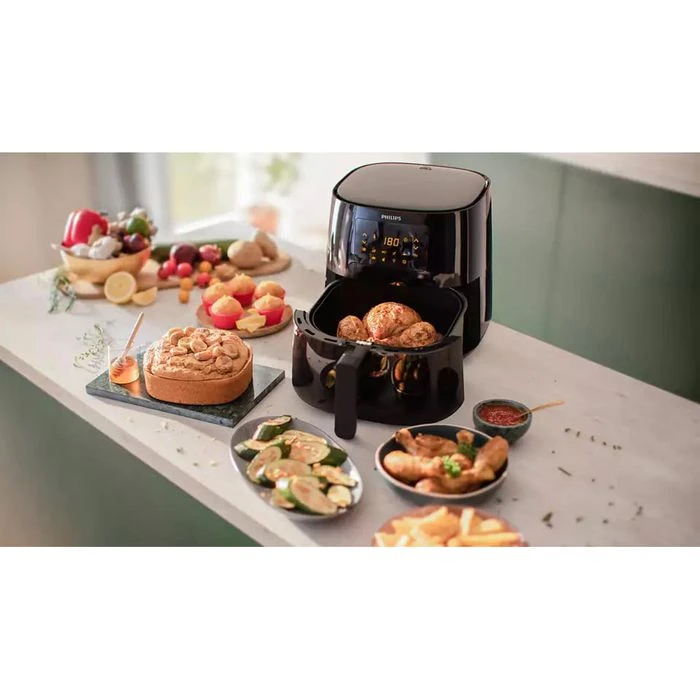 Philips Fritteuse Essential Airfryer XL, HD9270/90, 2000 Watt, Heißluft, Ohne Öl, Für 6,2 Liter 2 Philips Fritteuse Essential Airfryer XL, HD9270/90, 2000 Watt, Heißluft, Ohne Öl, Für 6,2 Liter – Bild 2