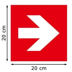 Abtec Hinweisschild ISO 7010 F001 Folie, 20 X 20 Cm, Richtungspfeil -Einhell Verkaufsshop 2e492d2b3f9137988ca0fc55b1cd91469241d66e hinweisschild abtec iso 7010 f001 folie