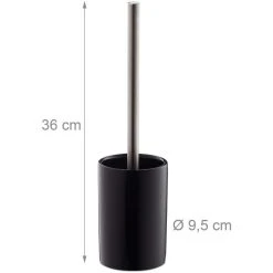 Relaxdays WC-Bürste Schwarz, Bürstenhalter Aus Keramik -Einhell Verkaufsshop 3025308d160760fad8b199fe1387c003aeef765a wc buerste relaxdays schwarz