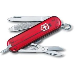 Victorinox Taschenmesser Signature, 0.6225.T, Rot Transparent, 8 Funktionen