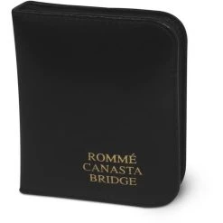 ASS Spielkarten Altenburger 22570064 Set Romme, 2x55 Karten, Papier, Französ. Bild, Kunstlederetui