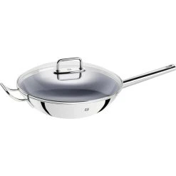 Zwilling Wok Plus 40992-032, Ø 32cm, Edelstahl, Mit Gittereinsatz, Antihaftbeschichtet