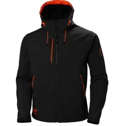 Helly Hansen Helly-Hansen Arbeitsjacke Chelsea Evolution, 74140, Softshelljacke, Schwarz, Wasserdicht, Größe M