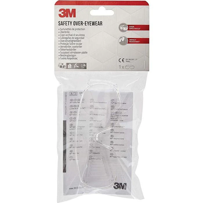3M Schutzbrille Visitor, Bügelbrille - Überbrille, Farblos 5 3M Schutzbrille Visitor, Bügelbrille - Überbrille, Farblos – Bild 5