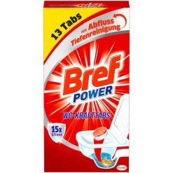 Bref WC-Reiniger Power 6x Effekt WC-Krafttabs, 12 Tabs
