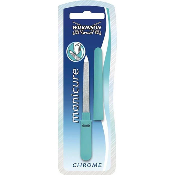 Wilkinson Nagelfeile Sword Manicure Chrome, Taschen-Saphirfeile, Federstahl, 11 Cm 6 Wilkinson Nagelfeile Sword Manicure Chrome, Taschen-Saphirfeile, Federstahl, 11 Cm – Bild 6