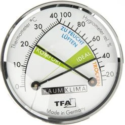 TFA Thermo-Hygrometer 45.2024 Analog, Verchromt -Einhell Verkaufsshop 3a5f1e0d2a49b051751ac4561016e6ece001ca49 thermo hygrometer tfa 45.2024 innen