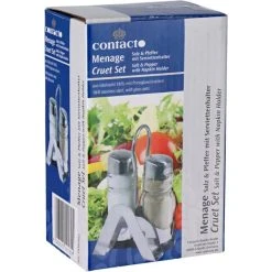 Contacto Salz-und-Pfefferstreuer 1416002, Set Mit Menage, Glas / Edelstahl -Einhell Verkaufsshop 3c2d4c67e72b1f8d1604c141080faea1d7f4aaaf salz und pfefferstreuer contacto 1416002