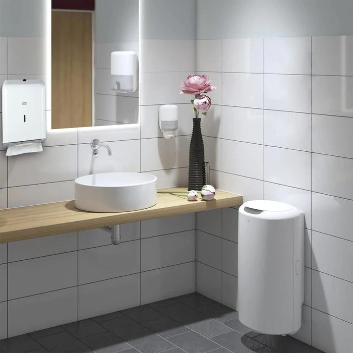 Tork 208140 Metall H3 Weiß Handtuchspender 2 Tork 208140 Metall H3 Weiß Handtuchspender – Bild 2